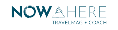 Logo NOW.Here Reisemagazin, Blog und Coaching